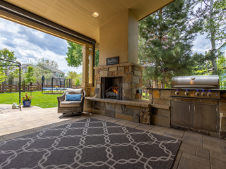 grill-fireplace Shade Structures Portfolio